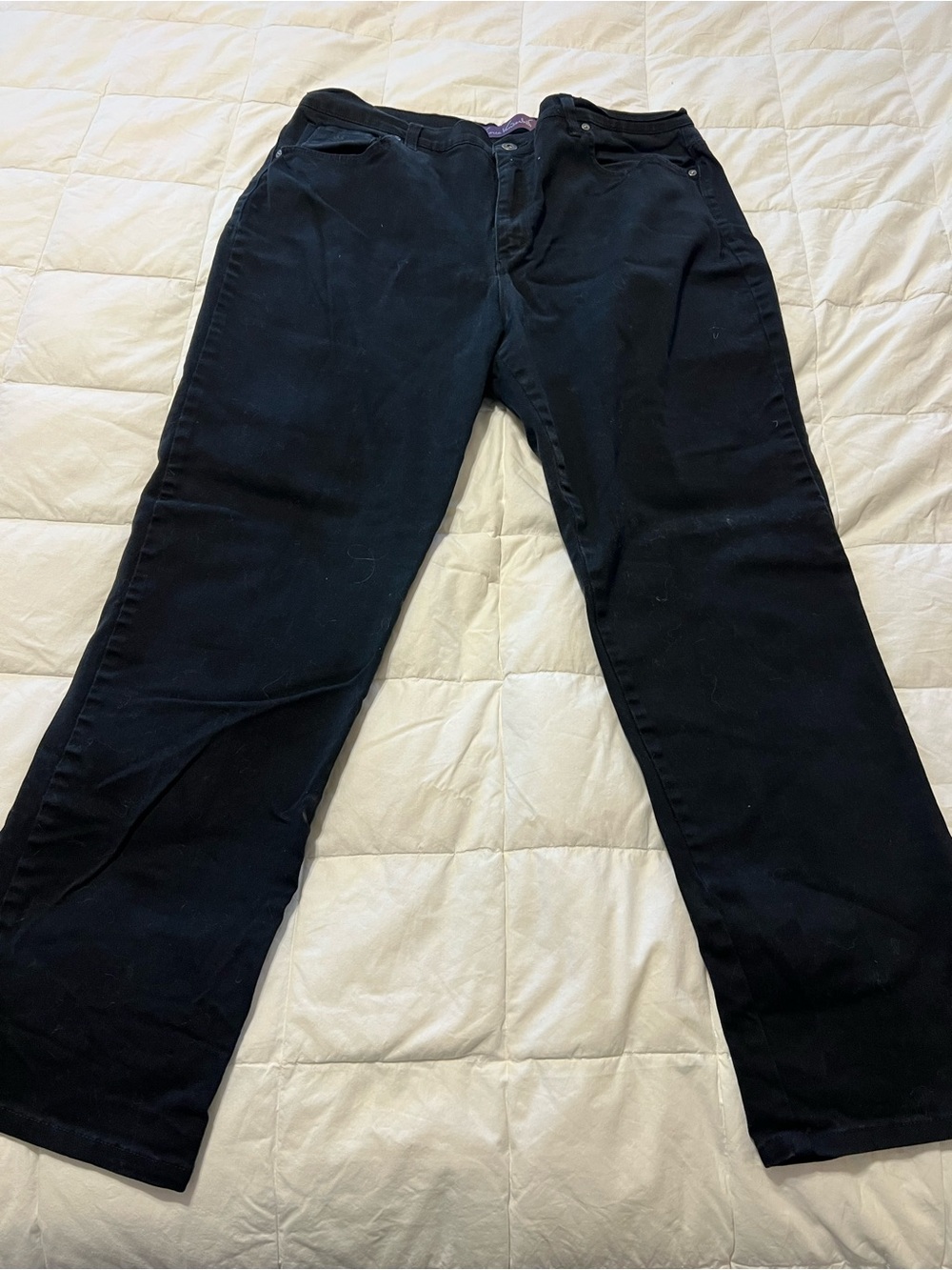 Gloria Vanderbilt Amanda Black Jeans